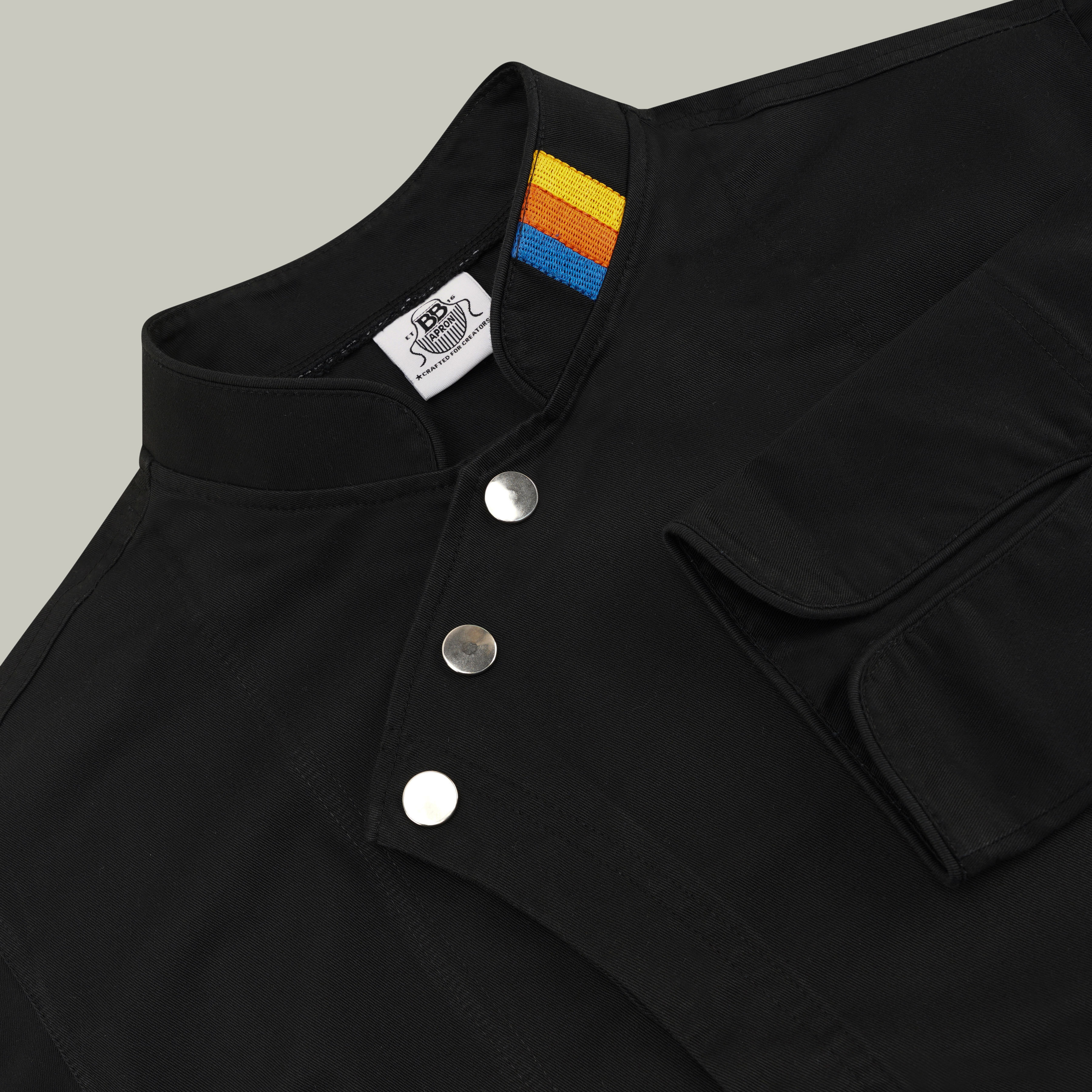 Executive Chef Coat Black – Classic Fit - latest color