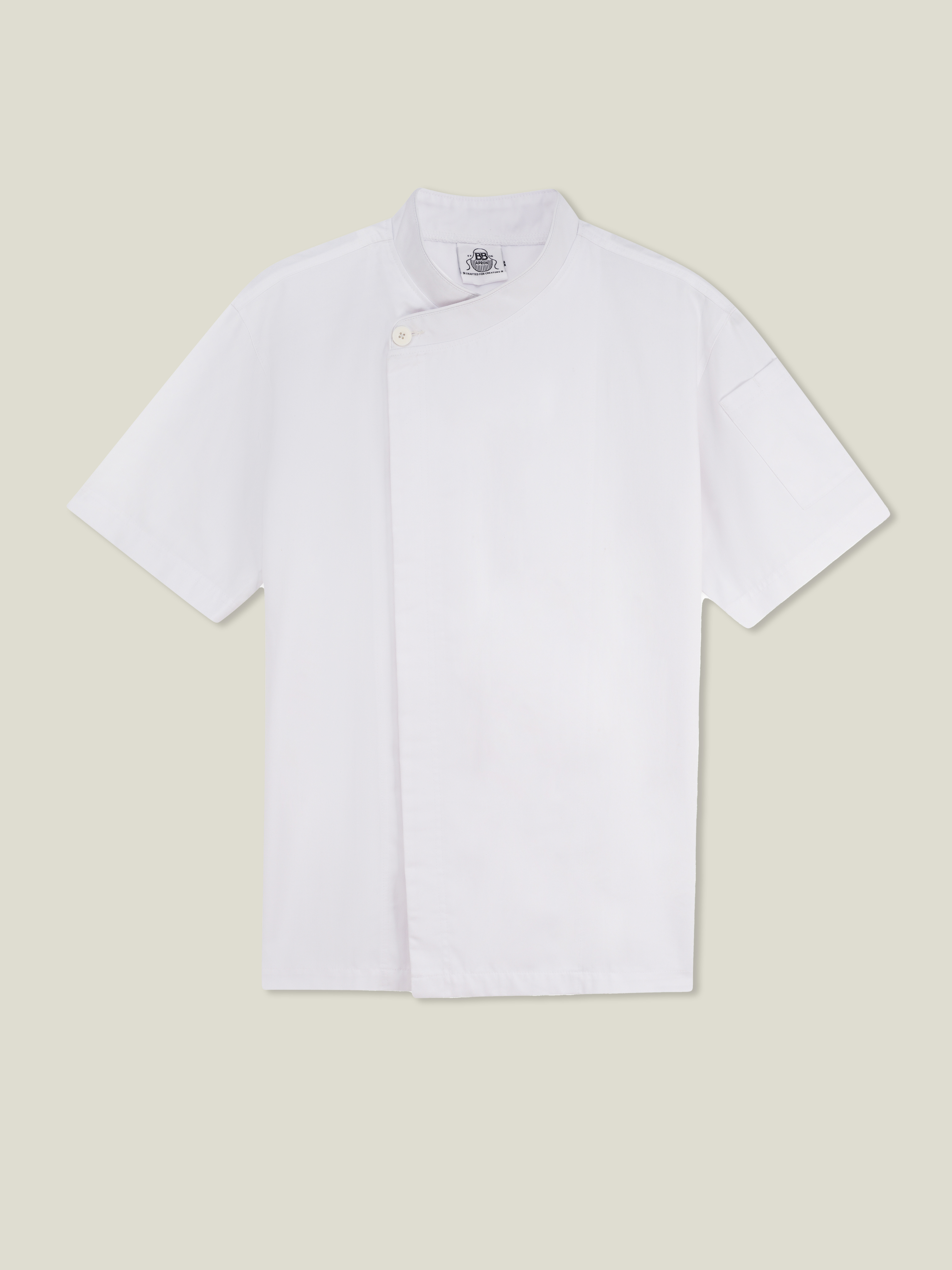 Metro Line Chef Coat - White